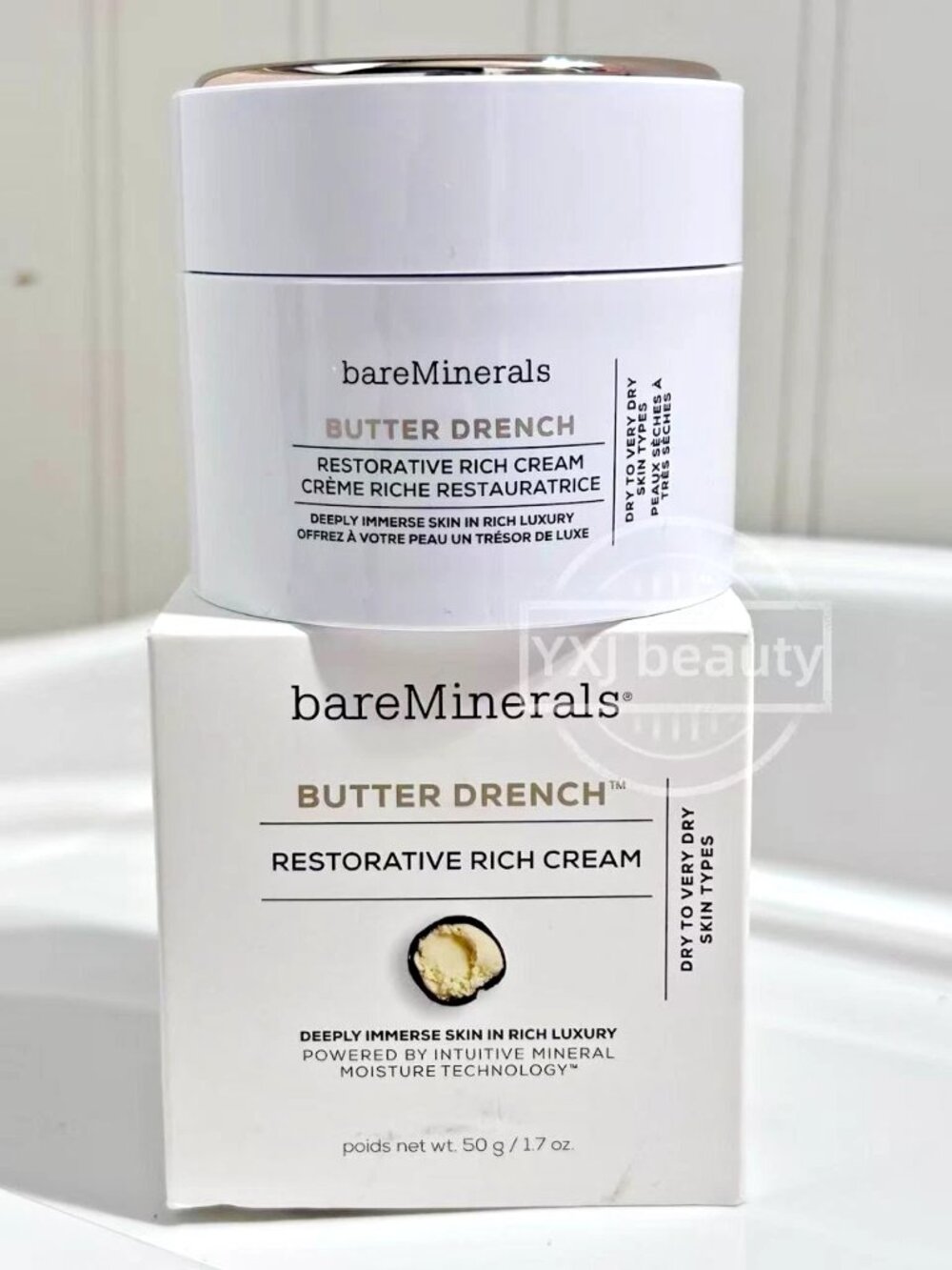 New bareMinerals Butter Drench Restorative Rich Face Cream Full Size 50 ml/1.7oz